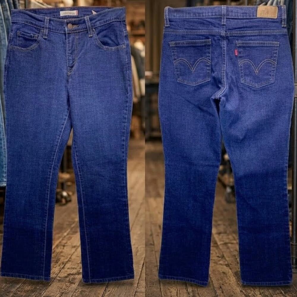 Levi's 550 Bootcut Relaxed Dark Wash Denim Jeans Women's 6M 28x31